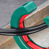 Maxbell 2 Pieces Cable Tray Rollers Wire Management Adjustable Cable Threading Tools Green