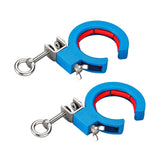 Maxbell 2 Pieces Cable Tray Rollers Wire Management Adjustable Cable Threading Tools Blue