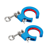 Maxbell 2 Pieces Cable Tray Rollers Wire Management Adjustable Cable Threading Tools Blue