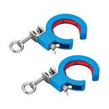 Maxbell 2 Pieces Cable Tray Rollers Wire Management Adjustable Cable Threading Tools Blue