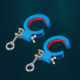 Maxbell 2 Pieces Cable Tray Rollers Wire Management Adjustable Cable Threading Tools Blue