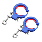 Maxbell 2 Pieces Cable Tray Rollers Wire Management Adjustable Cable Threading Tools Navy Blue