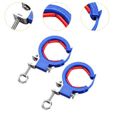 Maxbell 2 Pieces Cable Tray Rollers Wire Management Adjustable Cable Threading Tools Navy Blue