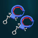 Maxbell 2 Pieces Cable Tray Rollers Wire Management Adjustable Cable Threading Tools Navy Blue