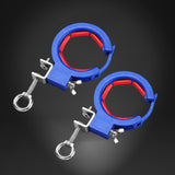 Maxbell 2 Pieces Cable Tray Rollers Wire Management Adjustable Cable Threading Tools Navy Blue