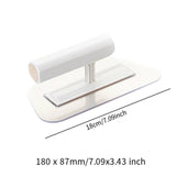 Maxbell Polygonal Pp Trowel with Comfortable Grip Handle for Plastering Polishing