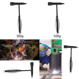 Maxbell Welding Chipping Hammer Professional Welding Accessories Compact Slag Hammer 300g 26.5x12cm