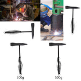 Maxbell Welding Chipping Hammer Professional Welding Accessories Compact Slag Hammer 300g 26.5x12cm