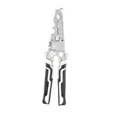 Maxbell Wire Cutter Home Industrial Improvement Foldable Wire Stripper Crimper Plier Gray