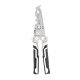 Maxbell Wire Cutter Home Industrial Improvement Foldable Wire Stripper Crimper Plier Gray