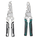 Maxbell Wire Cutter Home Industrial Improvement Foldable Wire Stripper Crimper Plier Gray