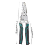 Maxbell Wire Cutter Home Industrial Improvement Foldable Wire Stripper Crimper Plier Green