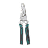 Maxbell Wire Cutter Home Industrial Improvement Foldable Wire Stripper Crimper Plier Green