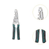 Maxbell Wire Cutter Home Industrial Improvement Foldable Wire Stripper Crimper Plier Green