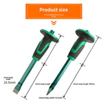 Maxbell Masonry Chisel Hounding Concrete for Hard Stone Multifunctional Brick Chisel 25cm Flat
