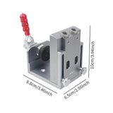 Maxbell Pocket Hole Drill Guide Jig Kit Professional Accurate Measurement Adjustable