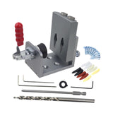 Maxbell Pocket Hole Drill Guide Jig Kit Professional Accurate Measurement Adjustable