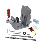 Maxbell Pocket Hole Drill Guide Jig Kit Professional Accurate Measurement Adjustable