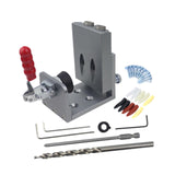 Maxbell Pocket Hole Drill Guide Jig Kit Professional Accurate Measurement Adjustable