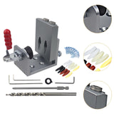 Maxbell Pocket Hole Drill Guide Jig Kit Professional Accurate Measurement Adjustable