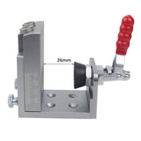 Maxbell Pocket Hole Drill Guide Jig Kit Professional Accurate Measurement Adjustable