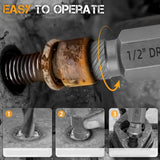 Maxbell 49x Bolt Extractor Kit Garage Repair Broken Bolt Remover Tools Portable Case