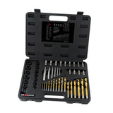Maxbell 49x Bolt Extractor Kit Garage Repair Broken Bolt Remover Tools Portable Case