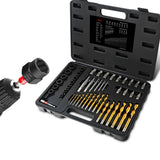 Maxbell 49x Bolt Extractor Kit Garage Repair Broken Bolt Remover Tools Portable Case