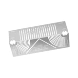 Maxbell Angle Curve Marking Tool for Drawing Ruler Tube Pipe Bending DIY Enthusiasts S