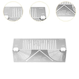 Maxbell Angle Curve Marking Tool for Drawing Ruler Tube Pipe Bending DIY Enthusiasts S