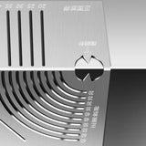 Maxbell Angle Curve Marking Tool for Drawing Ruler Tube Pipe Bending DIY Enthusiasts S