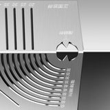 Maxbell Angle Curve Marking Tool for Drawing Ruler Tube Pipe Bending DIY Enthusiasts L