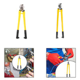 Maxbell Heavy Duty Cable Cutter Versatile Hand Tool Labor Saving Wire Cutting Pliers 18 inch