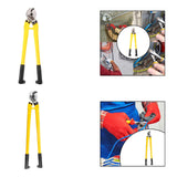 Maxbell Heavy Duty Cable Cutter Versatile Hand Tool Labor Saving Wire Cutting Pliers 18 inch