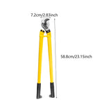Maxbell Heavy Duty Cable Cutter Versatile Hand Tool Labor Saving Wire Cutting Pliers 24 inch