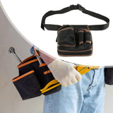 Maxbell Waist Tool Bag Pack Organizer Electricians Storage Family Utility Belt Pouch Coffee