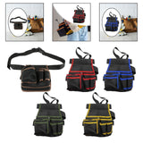 Maxbell Waist Tool Bag Pack Organizer Electricians Storage Family Utility Belt Pouch Coffee