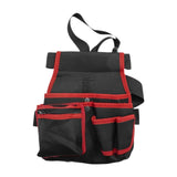 Maxbell Waist Tool Bag Pack Organizer Electricians Storage Family Utility Belt Pouch Red