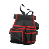 Maxbell Waist Tool Bag Pack Organizer Electricians Storage Family Utility Belt Pouch Red
