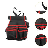 Maxbell Waist Tool Bag Pack Organizer Electricians Storage Family Utility Belt Pouch Red