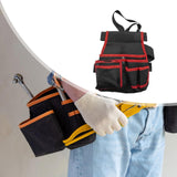 Maxbell Waist Tool Bag Pack Organizer Electricians Storage Family Utility Belt Pouch Red