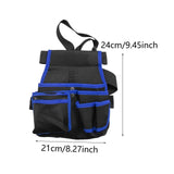 Maxbell Waist Tool Bag Pack Organizer Electricians Storage Family Utility Belt Pouch Blue