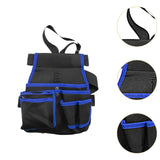 Maxbell Waist Tool Bag Pack Organizer Electricians Storage Family Utility Belt Pouch Blue