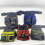 Maxbell Waist Tool Bag Pack Organizer Electricians Storage Family Utility Belt Pouch Blue