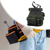 Maxbell Waist Tool Bag Pack Organizer Electricians Storage Family Utility Belt Pouch Green