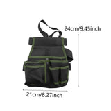 Maxbell Waist Tool Bag Pack Organizer Electricians Storage Family Utility Belt Pouch Green