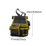 Maxbell Waist Tool Bag Pack Organizer Electricians Storage Family Utility Belt Pouch Yellow