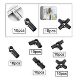 Maxbell 10 Pieces Tube Connector Sturdy for Simplified Sheds Greenhouses Shelf Frame 2 Way