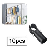 Maxbell 10 Pieces Tube Connector Sturdy for Simplified Sheds Greenhouses Shelf Frame 2 Way