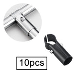 Maxbell 10 Pieces Tube Connector Sturdy for Simplified Sheds Greenhouses Shelf Frame 2 Way